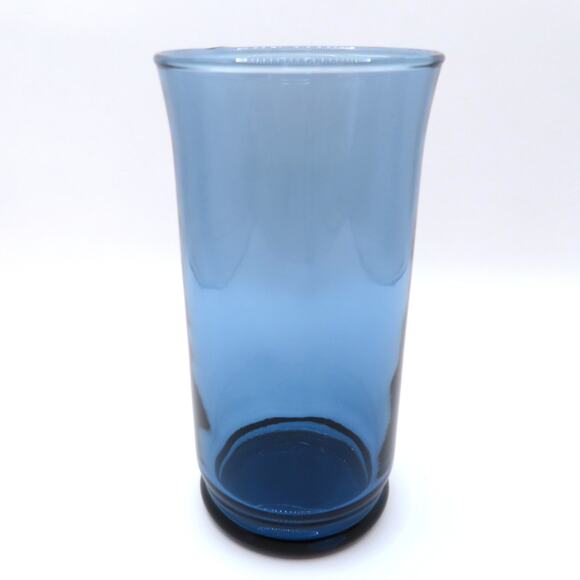 Vintage Set of 10 Libbey Smokey Blue Bolero Beverage Glass Tumblers 12oz MCM - Picture 10 of 10
